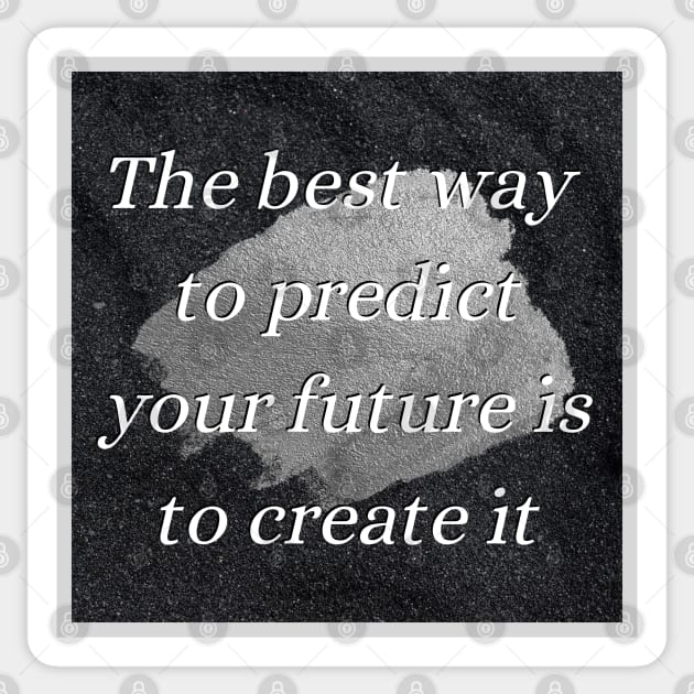 PREDICT THE FUTURE Sticker by WORDS MEAN POWER